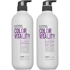 Kms California Color Vitality Blonde Shampoo 750 ml und Conditioner 750 ml