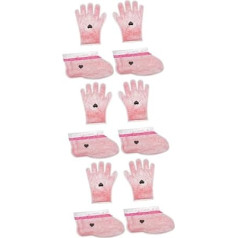 Minkissy 6 Pairs of Wax Therapy Gloves Thermal Gloves Made of Paraffin Wax Socks Made of Paraffin Wax Hand Feet Wax Cover Spa Paraffin Wax Cover Foot Suite Care Cover Hand Wax