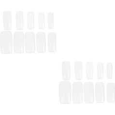 Minkissy 2 комплекта из 500 наклеек для ногтей Южная Корея полная паста ABS