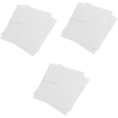 Minkissy 6 Blätter klebeband montieren nagelfarbenes klebeband für anzeigetafeln UV-Gel-Farbkartenband Klebeband für Nagelaufkleber Nagelkunstwerkzeuge Schwamm doppelseitiges Klebeband Weiß