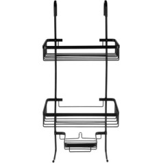 Подвесная душевая полка - черный
