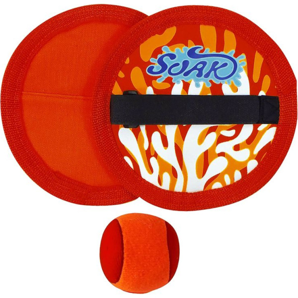 Velcro spēļu ķērājbumba Sarkana Solex AN-0510R / N/A