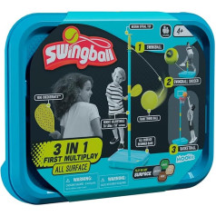 Swingball 7302AM Futbols un basketbola bumba, 3 in 1 komplekts, maziem bērniem no 4 gadu vecuma, aktīvās spēles brīvā dabā un dārzā