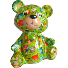 Pomme Pidou Bear Money Box Green Balloon Money Box Teddy Piggy Bank Money Gift Подарок