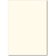 150 lapas DIN A5 Papīrs - Dabīgi balts - 120 g - 14,8 x 21 cm - Krāsains papīrs Papīrs amatniecības darbiem - FarbenFroh by GUSTAV NEUSER