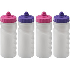 Foxberry atkārtoti lietojamas ūdens pudeles 500ml 4 Pack Hands Free Lid Leak Proof un necaurlaidīgs sprausla BPA bezmaksas trauku mazgājamā mašīnā droša tukša DIY apdare sporta klubi