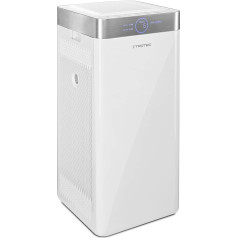 TROTEC Air Purifier AirgoClean 200 E - HEPA Filter for Allergy Sufferers - Rooms up to 66 m²/165 m³, Fan Levels 4, Removes 99.97% of All Particles, Pollen, Dust