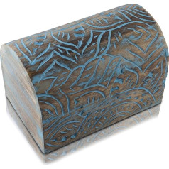 Great Birthday Gift Ideas Handmade Decorative Tree of Life Wooden Jewellery Box Treasure Box Jewellery Organiser Lawyer Box Treasure Chest Jewellery Set Holder Box 20 x 12 cm