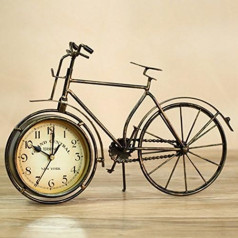 Sweet Home Rustic Bronze Copper Large Bicycle Clock Dekoratīvs velosipēda galda pulkstenis no Sweet Home