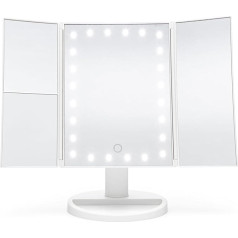 Rio 24 LED Dimmable 2x 3x Magnification Vanity Mirror with Light White