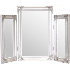 Select Mirrors 74 x 55 см Lola Triple Folding Mirror, Antique Silver