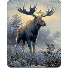 YISUMEI Sega 150 x 200 cm Mīļas segas Soft Flannel Soft Fleece Blanket Bed Throw Northern Elk