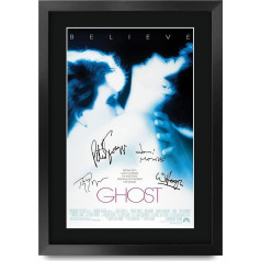 HWC Trading FR A3 Ghost Movie Plakāts Patrick Swayze Demi Moore Dāvanas Printed Autographed parakstīts autogrāfs Autogrāfs attēlu filmu faniem - A3 Framed