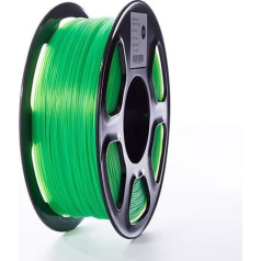 TOPZEAL 3D printera pavediens PLA Filament Transparent Series 1.75mm precizitāte +/- 0.05 mm 1 kg spole 3D printerim un 3D pildspalvai