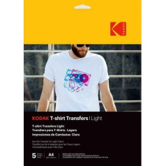 Kodak T-Shirt Transfers Light 5pcs (3510560)