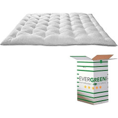 Evergreenweb Materassi & Beds Evergreenweb Futon matrača pārvalks, mīksts, augstums 8 cm, matrača aizsargs, pārvalks ortopēdisks ar zosu spalvu efektu