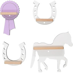 Boarti Boarty Small Horse-Shaped Children's Shelf, Suitable for Toniebox and Tonies, for Playing and Collecting