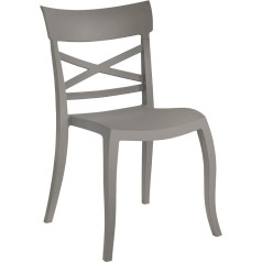 Hilltop Iekštelpu krēsls, āra krēsls, ēdamistabas krēsls, dizaina krēsls, terases krēsls, dārza krēsls, lauku mājas krēsls, saliekams, krēsla krāsa: zemes brūna