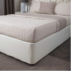 Belledorm Каркас кровати Jersey глубиной 15 дюймов преображает унылый вид кровати (Cloud, Double)