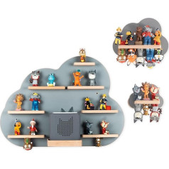 Boarti Boars Children's Shelf Clouds in Various Sizes and Colours - for Toniebox and Tonies - for Playing and Collecting