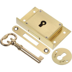 Childweet 1 komplekts vintage rakstāmgalda slēdzene atvilktnes drošības slēdzene zelta atvilktnes slēdzene antikvāra atvilktnes slēdzene dekoratīva atvilktnes slēdzene durvju ķēdes slēdzene lielas slodzes dokumentu skapja slēdzene