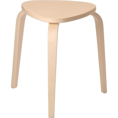 Ikea KYRRE Stool Birch V Shaped Seat Helps You Sit Safely Birch Plywood Birch Veneer Tinted Clear Lacquer