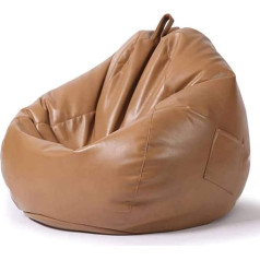 LDIW Classic Bean Bag dabiskās ādas maisiņš dzīvojamai istabai, guļamistabai, dārzam (bez pildījuma) Bērnu pildīts dzīvnieku glabāšanas maisiņš Bean Bag 70 x 80 cm