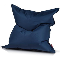 Ecopuf Bean Bag Bean Bag Tear-Resistant poliestera ūdensizturīgs Bean Bag Āra Bean Bag Bean Bag Āra Bean Bag Bean Bag ar polistirola lodītes pildījumu 140 x 100cm