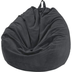 Movkzacv Lazy Sofa Bean Bag Soft Corduroy Bean Bag Cover (bez pildījuma) Liels atpūtas krēsls ar augstu atzveltni pieaugušajiem un bērniem