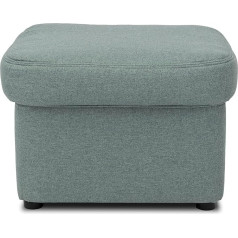 Domo. Collection Domo Collection Puno Stool, Side Stool, Ottoman, 60 x 60 x 40 cm in Ice Blue