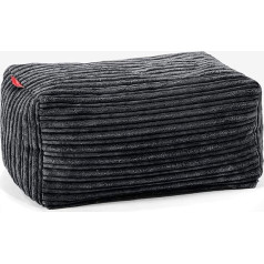 Lounge Pug , Pufs kāju lakats Cord Black