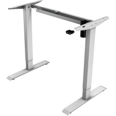Imount E21S Elektrinis stovimasis stalas / ergonominė reguliuojamo aukščio sėdimoji darbo vieta (tik rėmas), balta