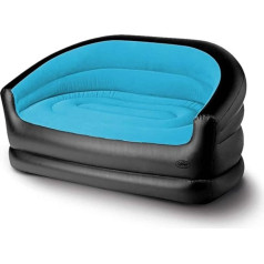 Camp4 Relax Double 932992043 Inflatable Sofa 145 x 78 x 65 cm Black/Ice Blue
