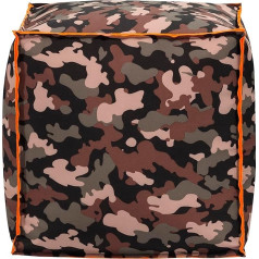 Sitting Point tikai ar MAGMA Cube Bean Bag Camouflage Aptuveni 40 x 40 cm Olive