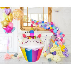 Hyelife Inflatable Cupcake Unicorn 1.2m Polyester Party Decoration Indoor Outdoor