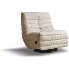 Eines Sofas for Small Spaces, Rotating Sofa Chair, White Lazy Sofa, Adjustable Small Sofa, Suitable for Living Room, Bedroom, Balcony, etc. Living Room Furniture