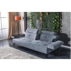 Jv Möbel 2-Seater Sofa 2 Seater Luxury Sofas Living Room Modern Design Polyester Fabric