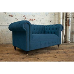 Jvmoebel Диван Chesterfield Design Sofa 2 Seater Fabric Couch Sofa Upholstery Sofas