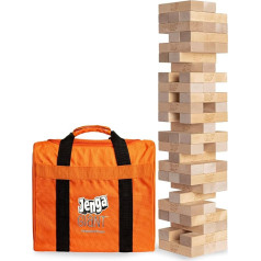 Jenga Giant Stackable līdz vairāk nekā 4 pēdām Oficiāli licencēts JS6