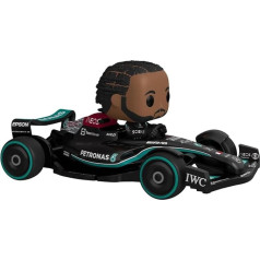 Funko Pop! Ride Super Deluxe: F1 Mercedes Lewis Hamilton - Mercedes-Benz - Vinila kolekcionējama figūriņa - Dāvanu ideja - Oficiālā atribūtika - Rotaļlietas bērniem un pieaugušajiem - Sporta faniem