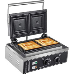 1500W Sandwichmaker 3 IN 1 Waffeleisen Sandwichtoaster,Kontaktgrill für Sandwich,Waffeln,Fleisch,Leicht zu reinigen