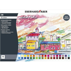 Eberhard Faber EFA Soft Pastel kartītes (36 gab.)