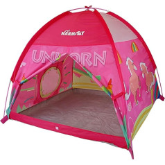 NARMAY® Unicorn Dome telts bērnu rotaļu telts iekštelpās ārā - 121 x 121 x 101cm