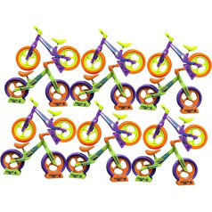 ibasenice 12 gab. burkānu līdzsvara auto velosipēdu rotaļlieta velosipēdu modeļu kolekcijas rotaļlietu velosipēds bērniem Salieciet bērnu automašīnu rotaļlietu redīsu klases dāvana Auto līdzsvars