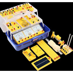 Physik-Elektromagnet-Experimentierbox, Ausrüstungsset für Physik- und Elektro-Experimente der Junior High School, Starter-Kit zum Erlernen grundlegender physikalischer EL