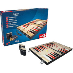 Noris Spiele 606101712 Deluxe Backgammon in Case