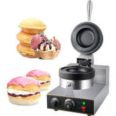 ExoticaBlend 1300 W elektrische Panini-Presse, Burger-Waffeleisen-Maschine, antihaftbeschichtete Panini-Hamburger-Presse, Waffeleisen-Backmaschine