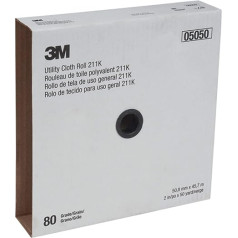 3M (05050) Utility Cleaning Cloth Roll 211 K, 2 in X 50 YD 80 J weight, 5 per case [Purchase the Min Order Quantity This is 1 Roll]