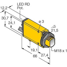 3040141 - MI9E, optisks sensors (nosūtītājs) FM12ATEX0094X