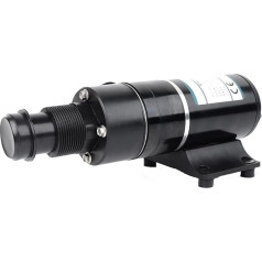 QTYUERGK Automatische Bilgenpumpe for Boote, 12 V DC, 24 V DC, 45 l/min, Pumpe, Abwasser, 12 GPM, zweiblättriges Zentrifugallaufrad for die Evakuierung von Sanitärabfällen und Fischkisten, tragbar Pum